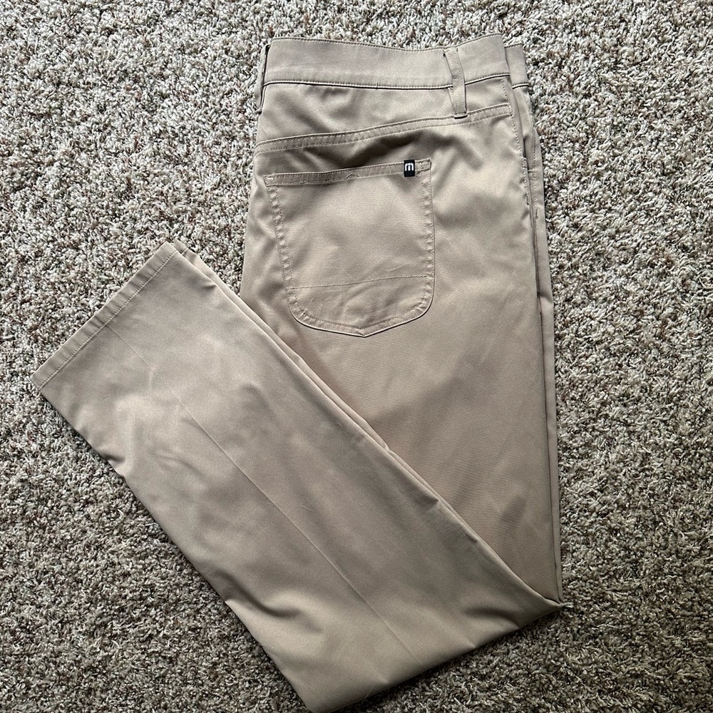 Travis Mathew Men's Khaki Chinos - Light Tan